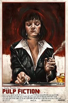 Pulp Fiction Poster A2 - Various Sizes Movie Art Poster for